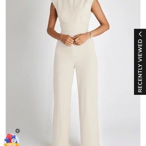 Beige Jumpsuit